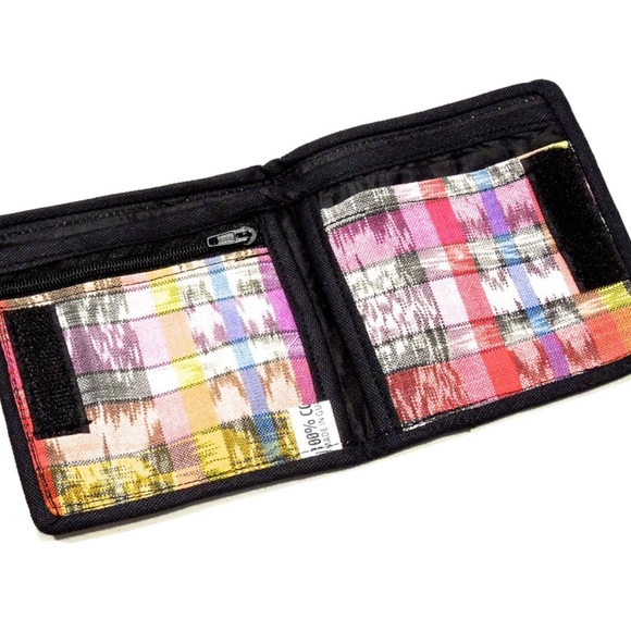 VTG 80's Guatemalan Hand Woven Bifold Wallet - Picture 4 of 4